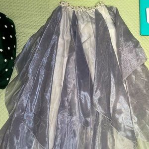 Dress set with pearls